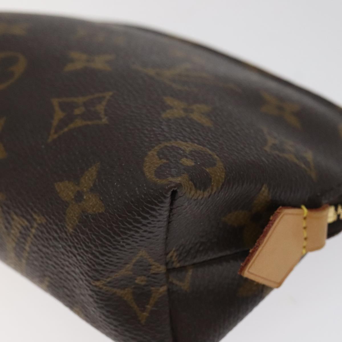 LOUIS VUITTON Monogram Pochette Cosmetic PM Pouch M43998 LV Auth 125332