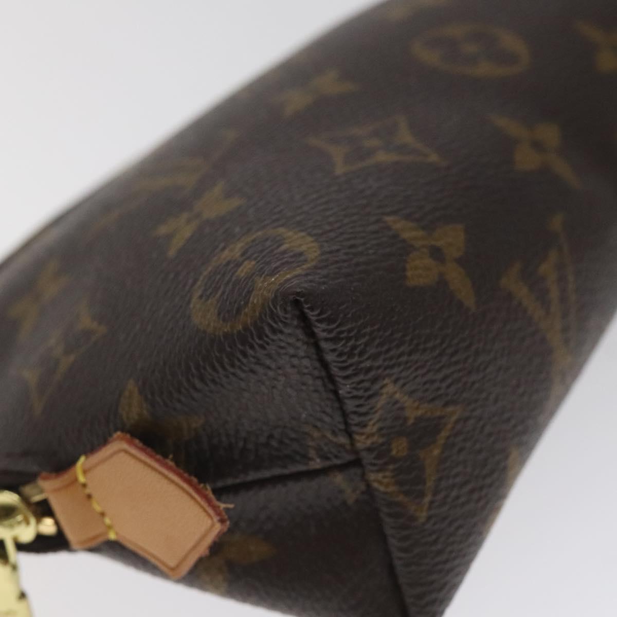 LOUIS VUITTON Monogram Pochette Cosmetic PM Pouch M43998 LV Auth 125332