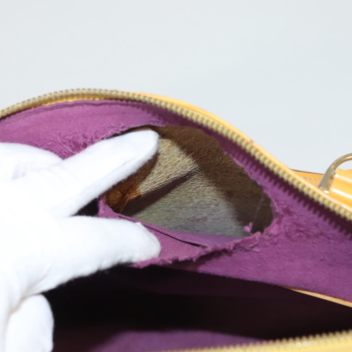 LOUIS VUITTON Epi Alma Hand Bag Yellow M52149 LV Auth 125336