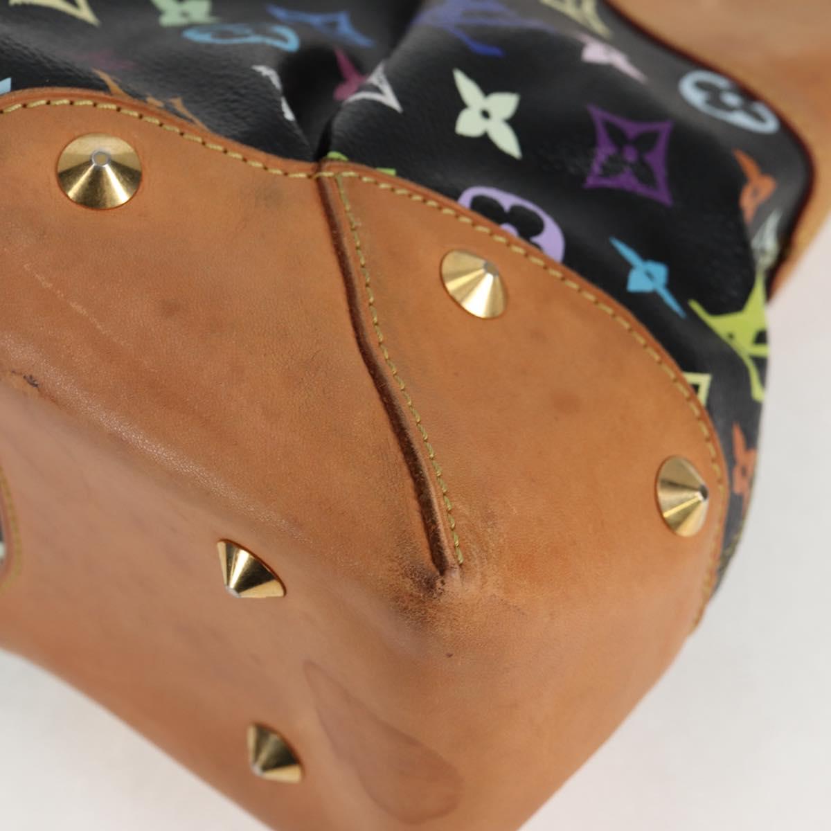 LOUIS VUITTON Monogram Multicolor Judy GM Bag 2way Black M40254 LV Auth 125338V