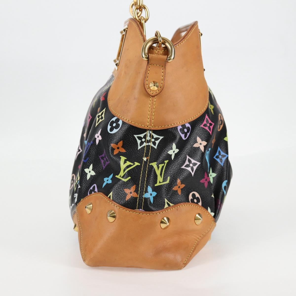 LOUIS VUITTON Monogram Multicolor Judy GM Bag 2way Black M40254 LV Auth 125338V