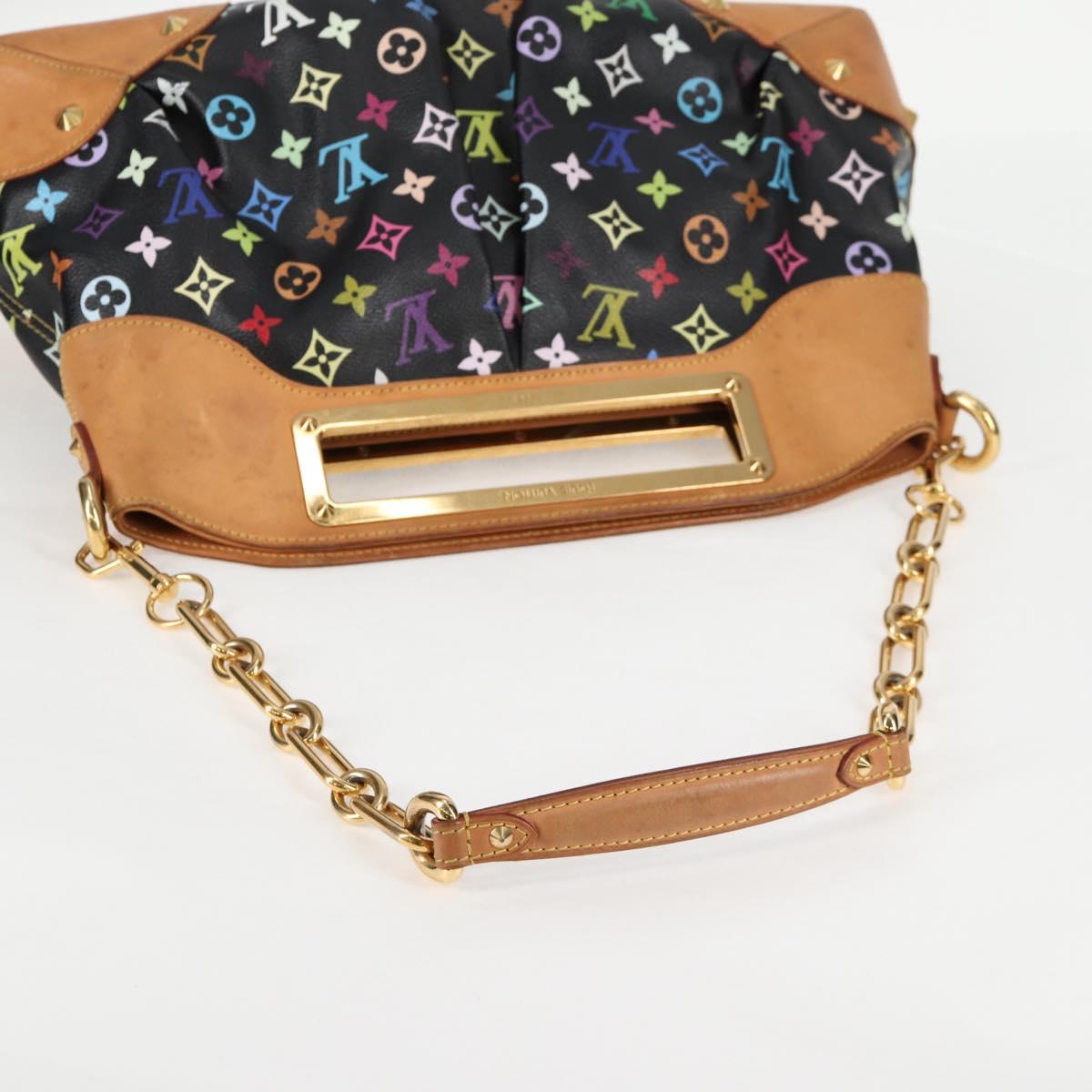 LOUIS VUITTON Monogram Multicolor Judy GM Bag 2way Black M40254 LV Auth 125338V