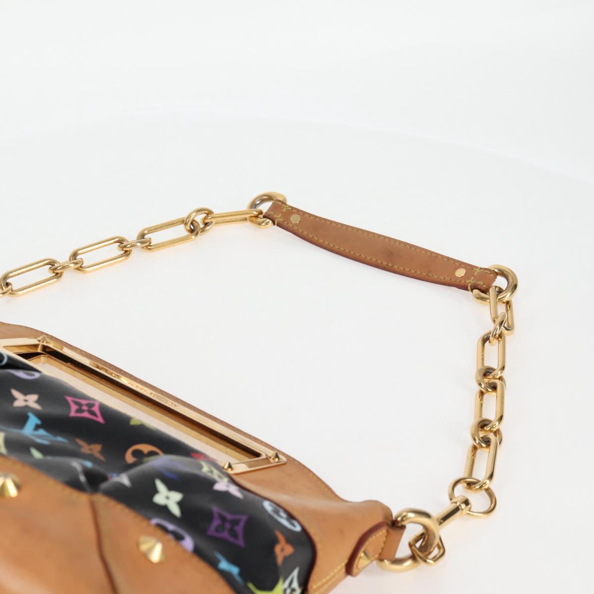 LOUIS VUITTON Monogram Multicolor Judy GM Bag 2way Black M40254 LV Auth 125338V