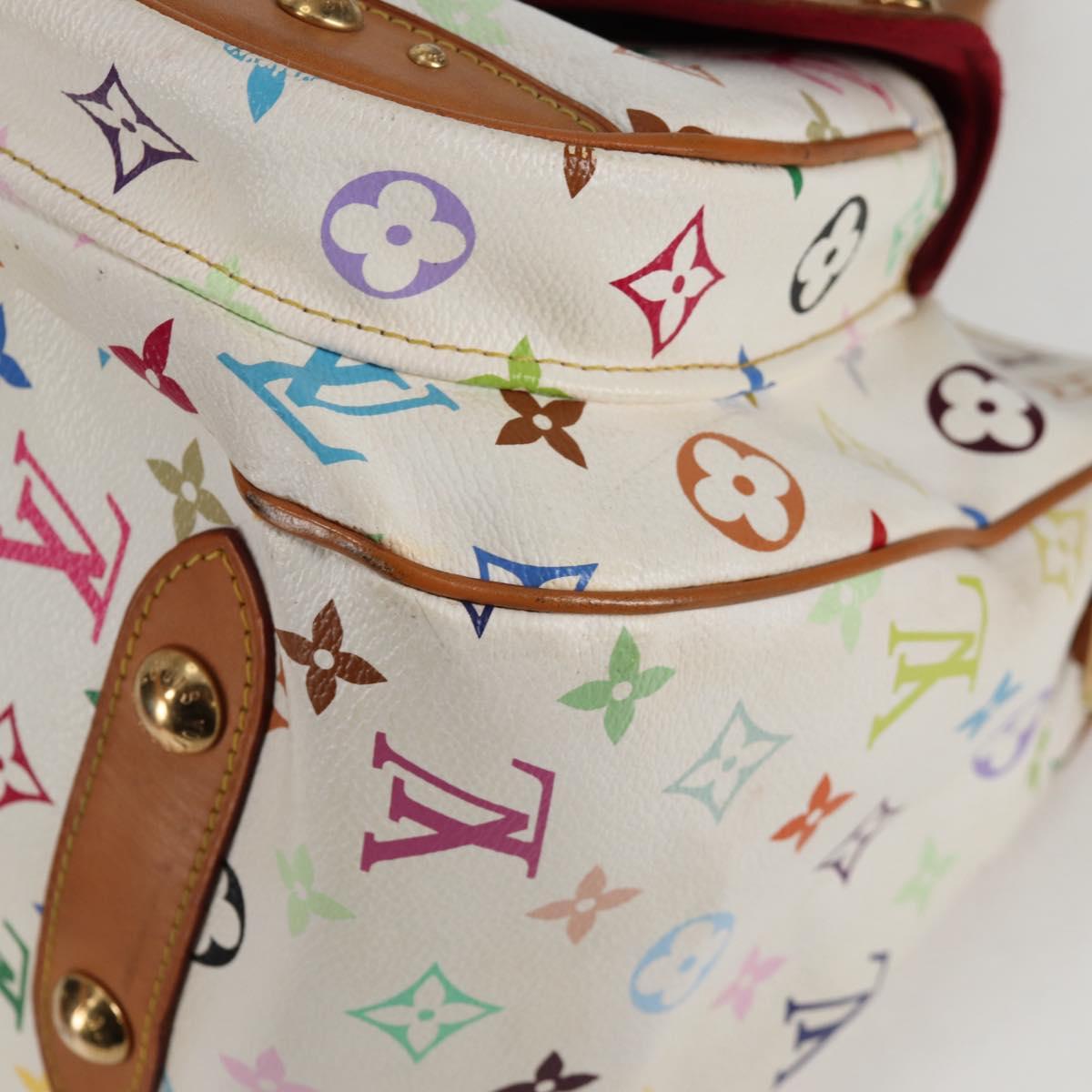 LOUIS VUITTON Monogram Multicolor Rita Bag 2way White M40125 LV Auth 125339V