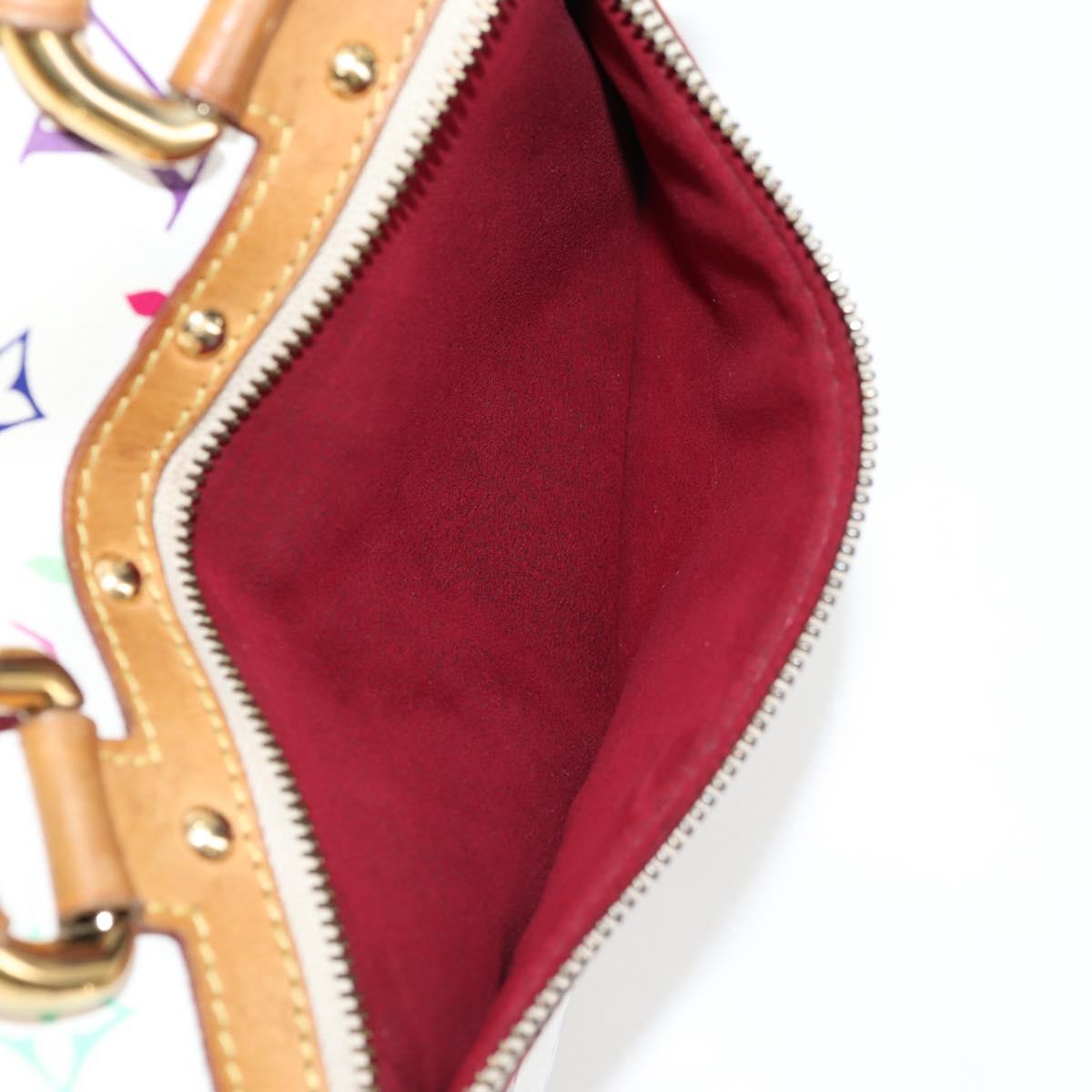 LOUIS VUITTON Monogram Multicolor Rita Bag 2way White M40125 LV Auth 125339V