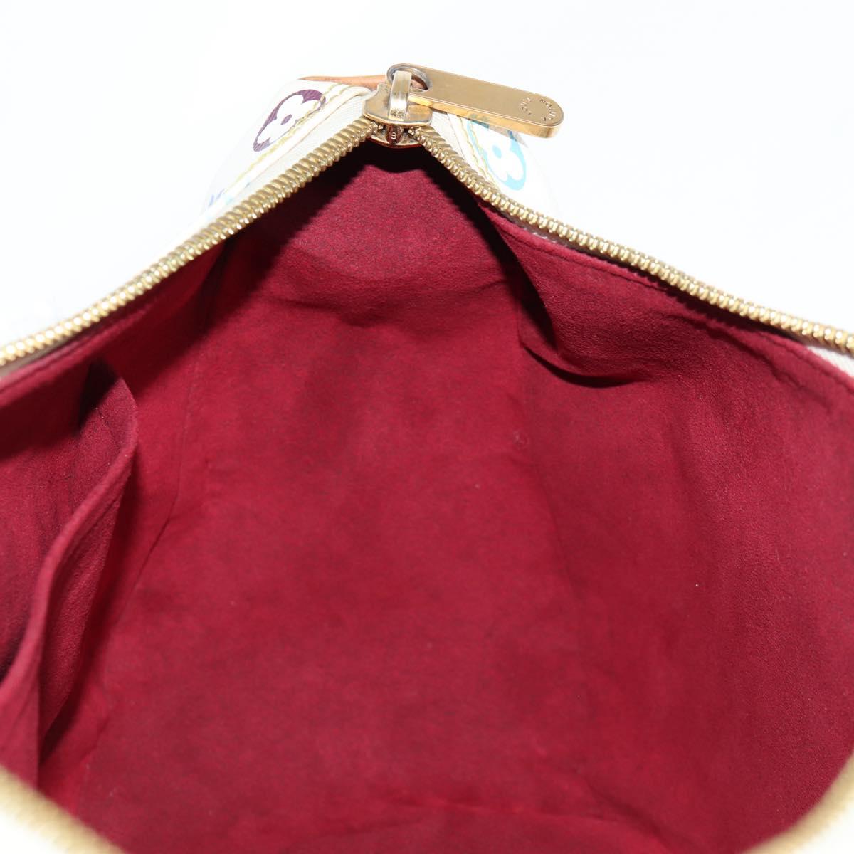 LOUIS VUITTON Monogram Multicolor Rita Bag 2way White M40125 LV Auth 125339V