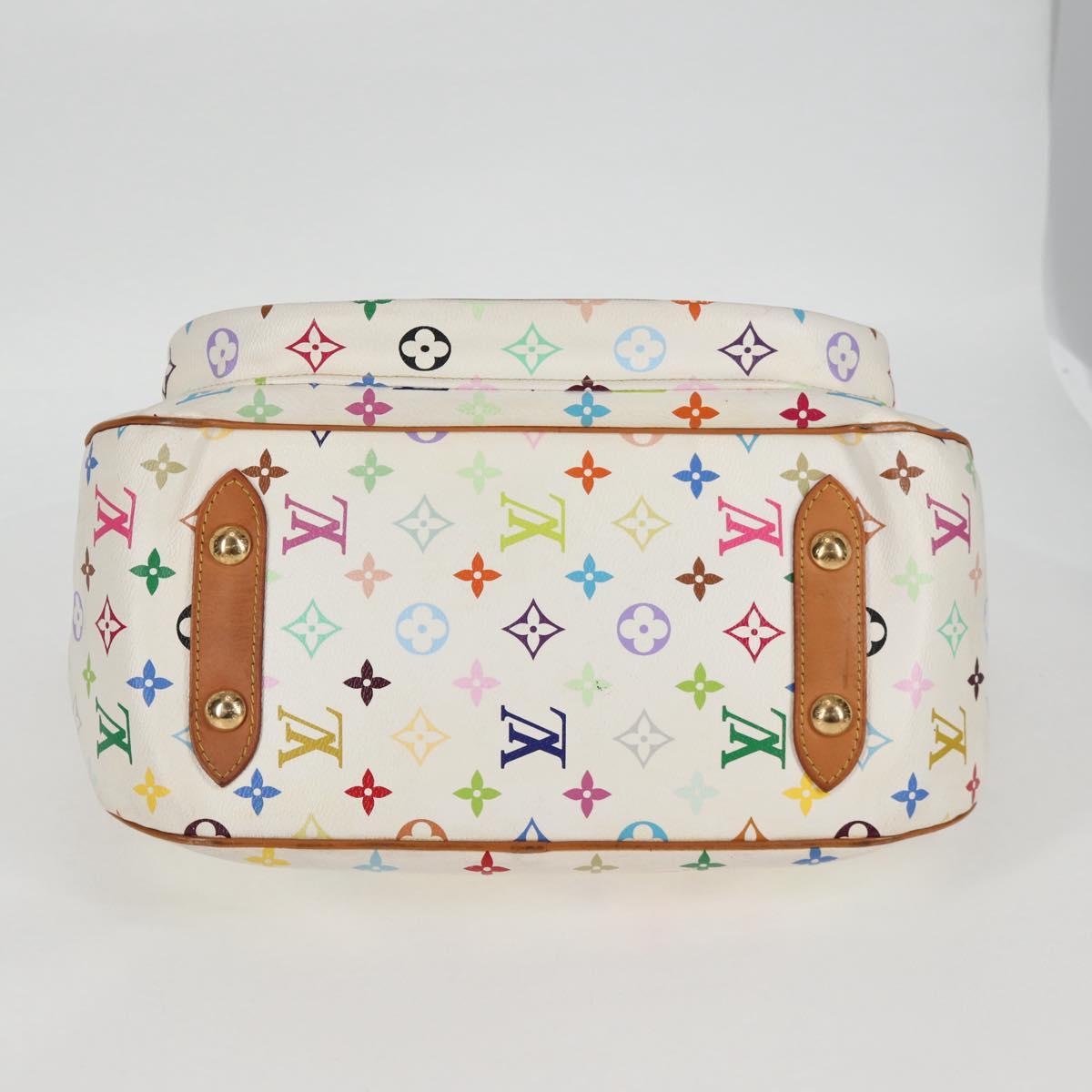 LOUIS VUITTON Monogram Multicolor Rita Bag 2way White M40125 LV Auth 125339V