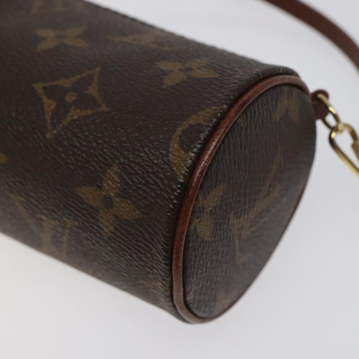 LOUIS VUITTON Monogram Papillon Pouch LV Auth 125345