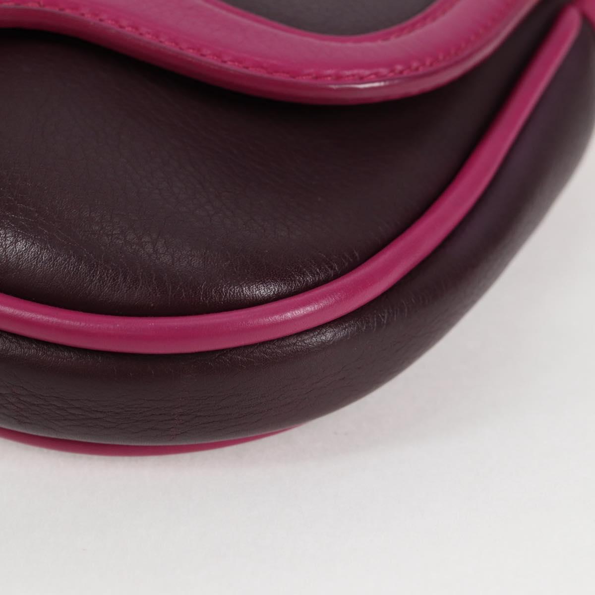LOUIS VUITTON Art Deco Trapezio Shoulder Bag Leather Pink M97085 Auth 125367AV