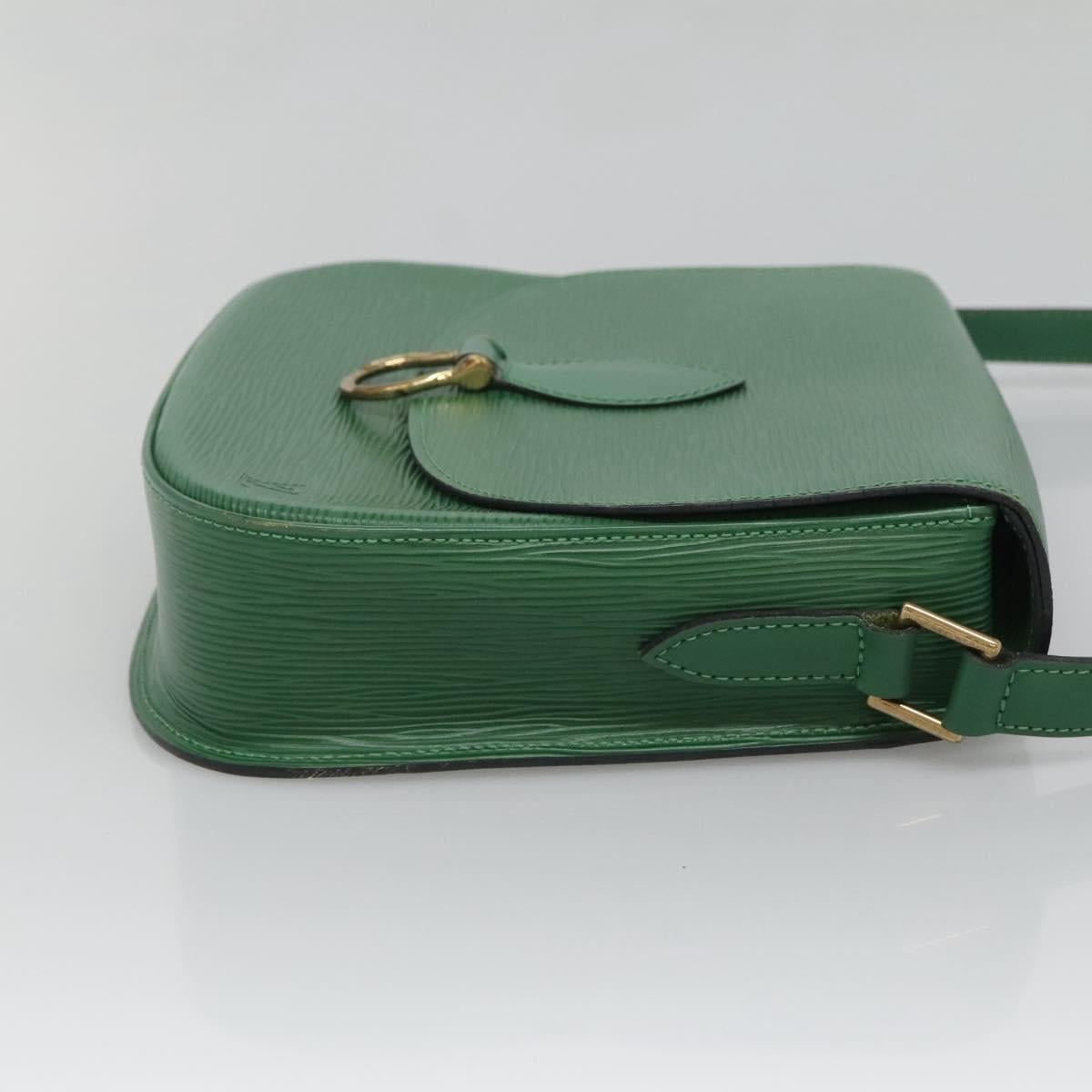 LOUIS VUITTON Epi Saint Cloud GM Shoulder Bag Green M52194 LV Auth 125398