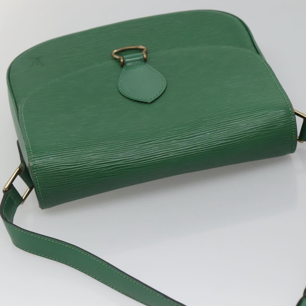 LOUIS VUITTON Epi Saint Cloud GM Shoulder Bag Green M52194 LV Auth 125398