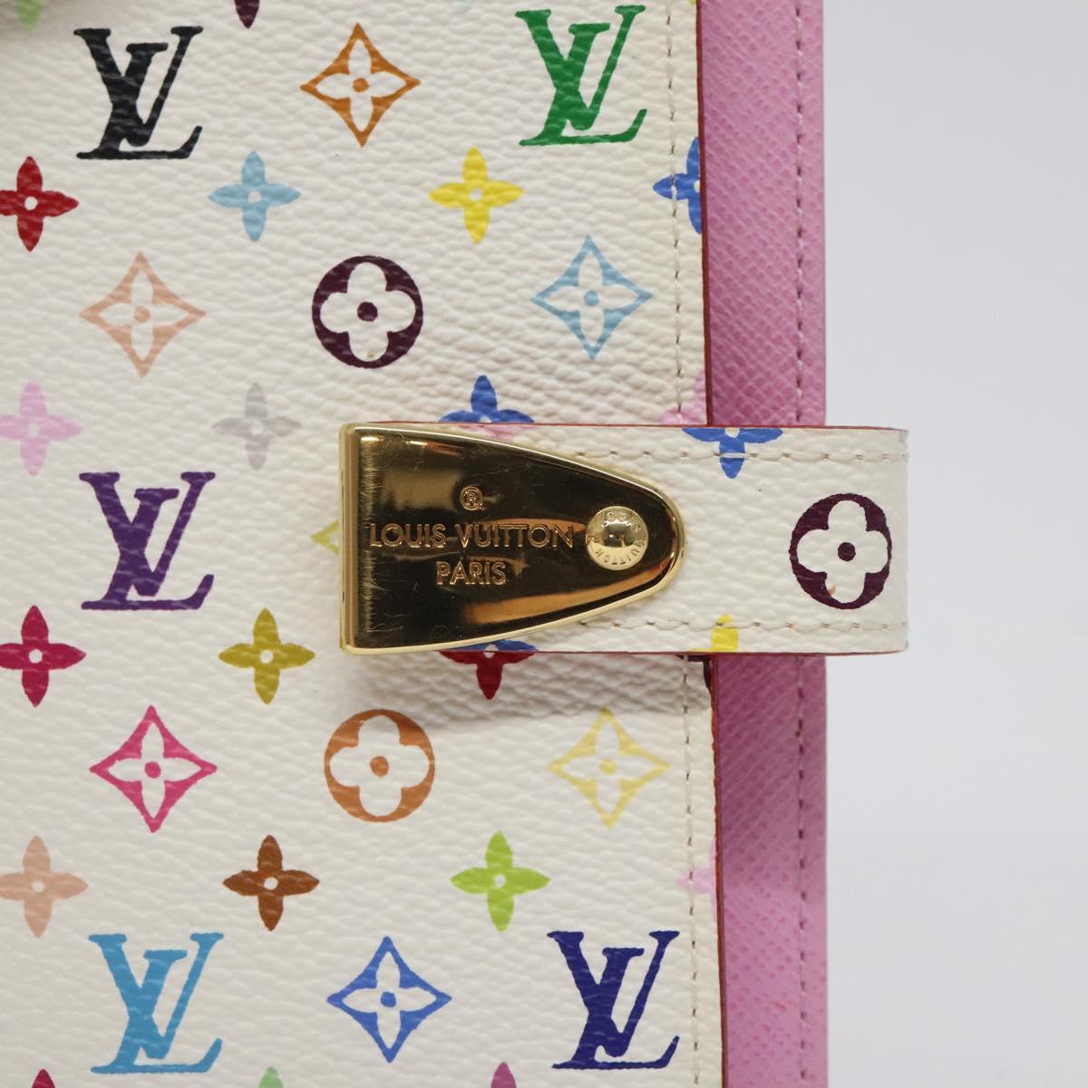 LOUIS VUITTON Multicolor Agenda Partonaire PM Day Planner R21059 LV Auth 125423
