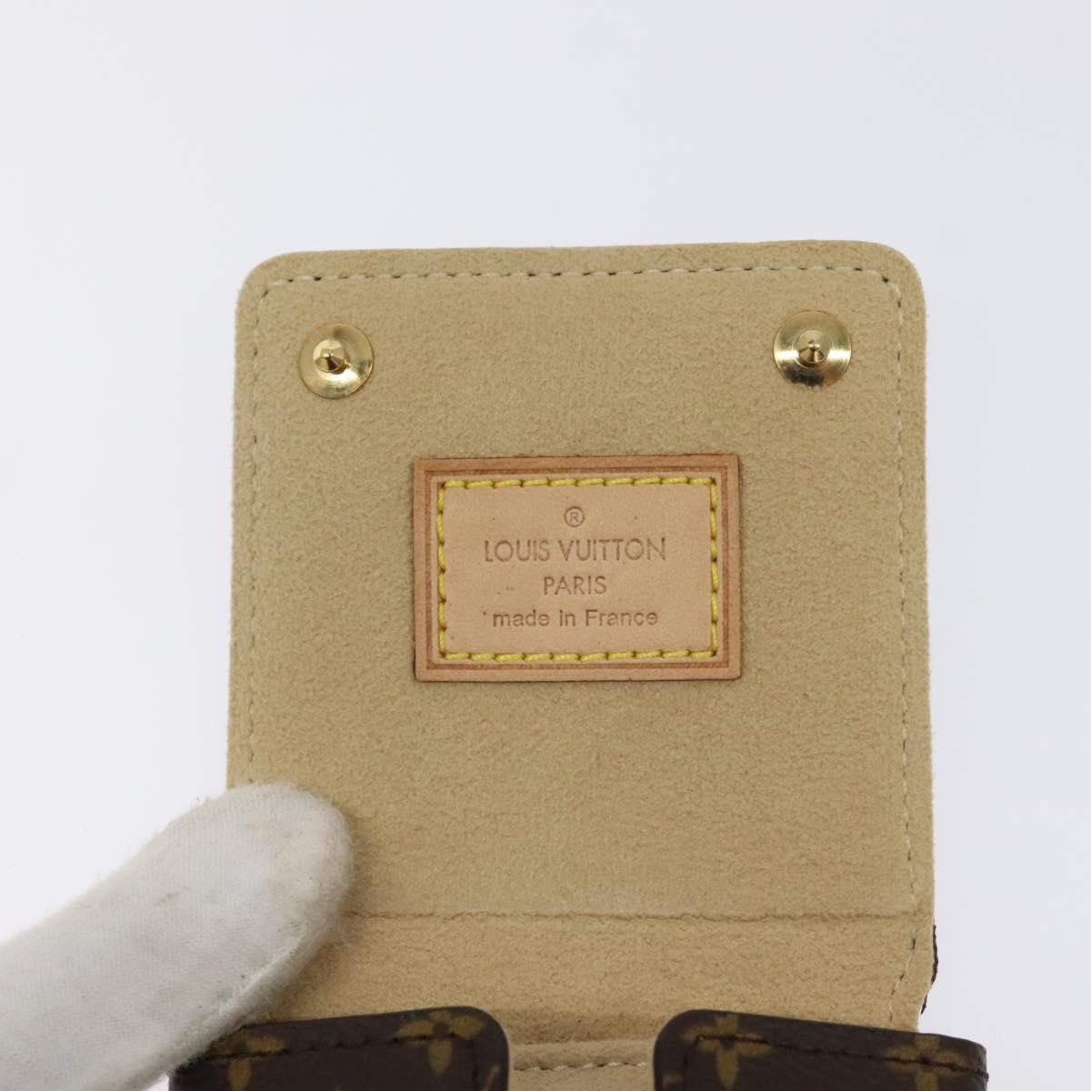 LOUIS VUITTON Monogram Jewelry case Jewelry Box LV Auth 125427