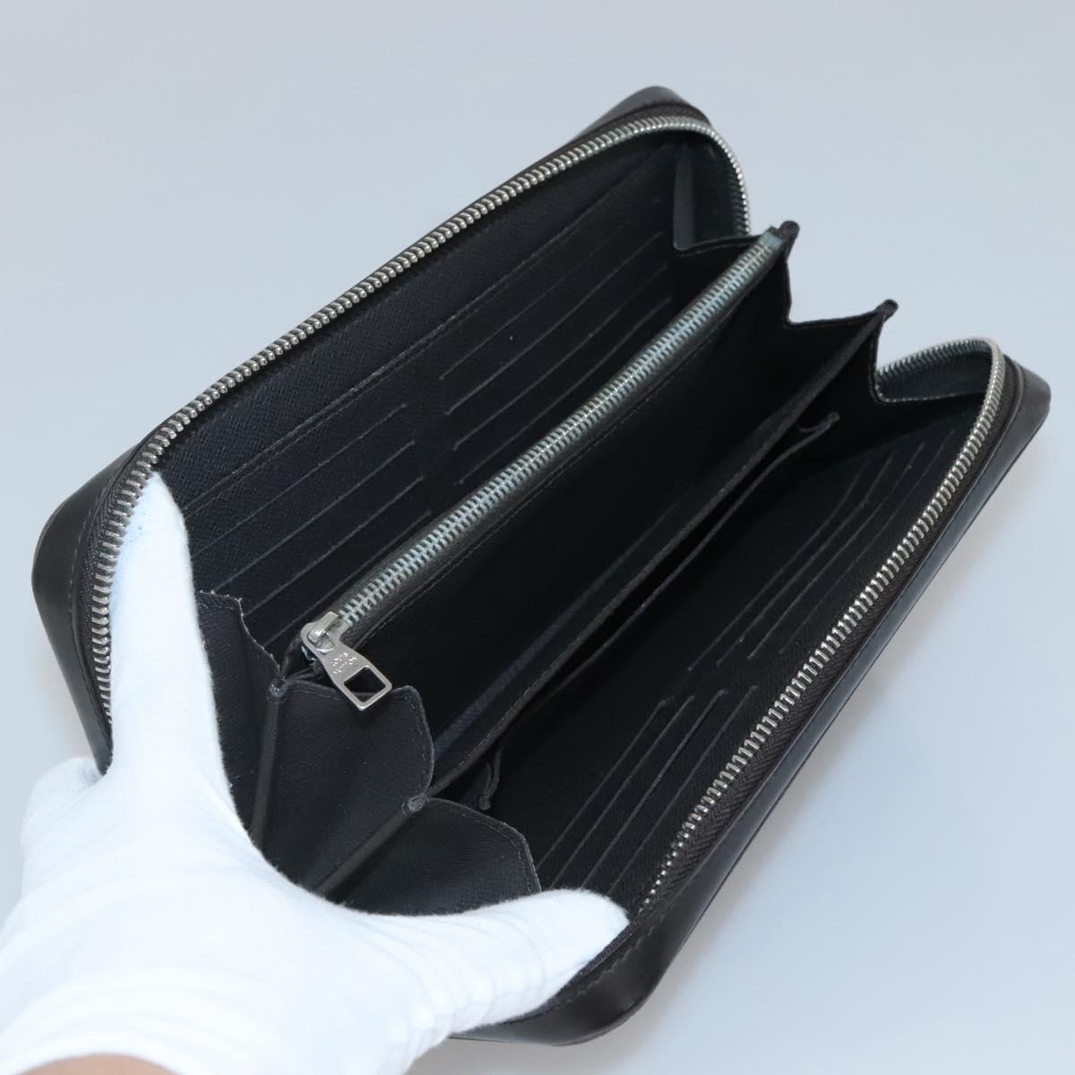 LOUIS VUITTON Damier Ebene Zippy XL Wallet N63284 LV Auth 125430