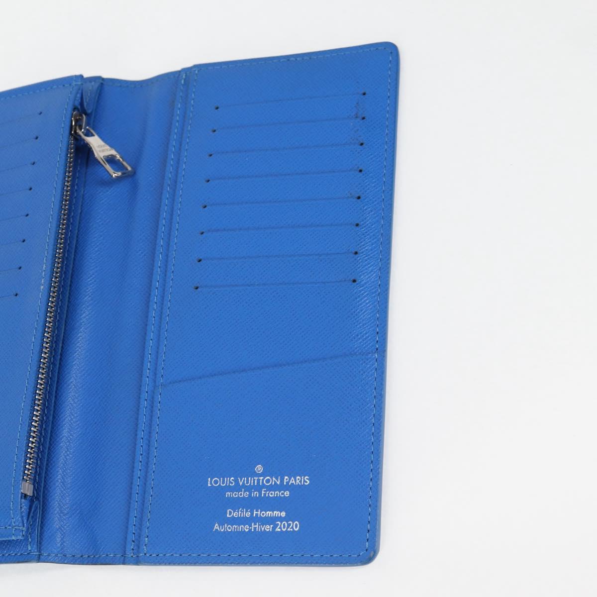 LOUIS VUITTON Monogram Clouds Portefeuille Braza Long Wallet M69680 Auth 125448M