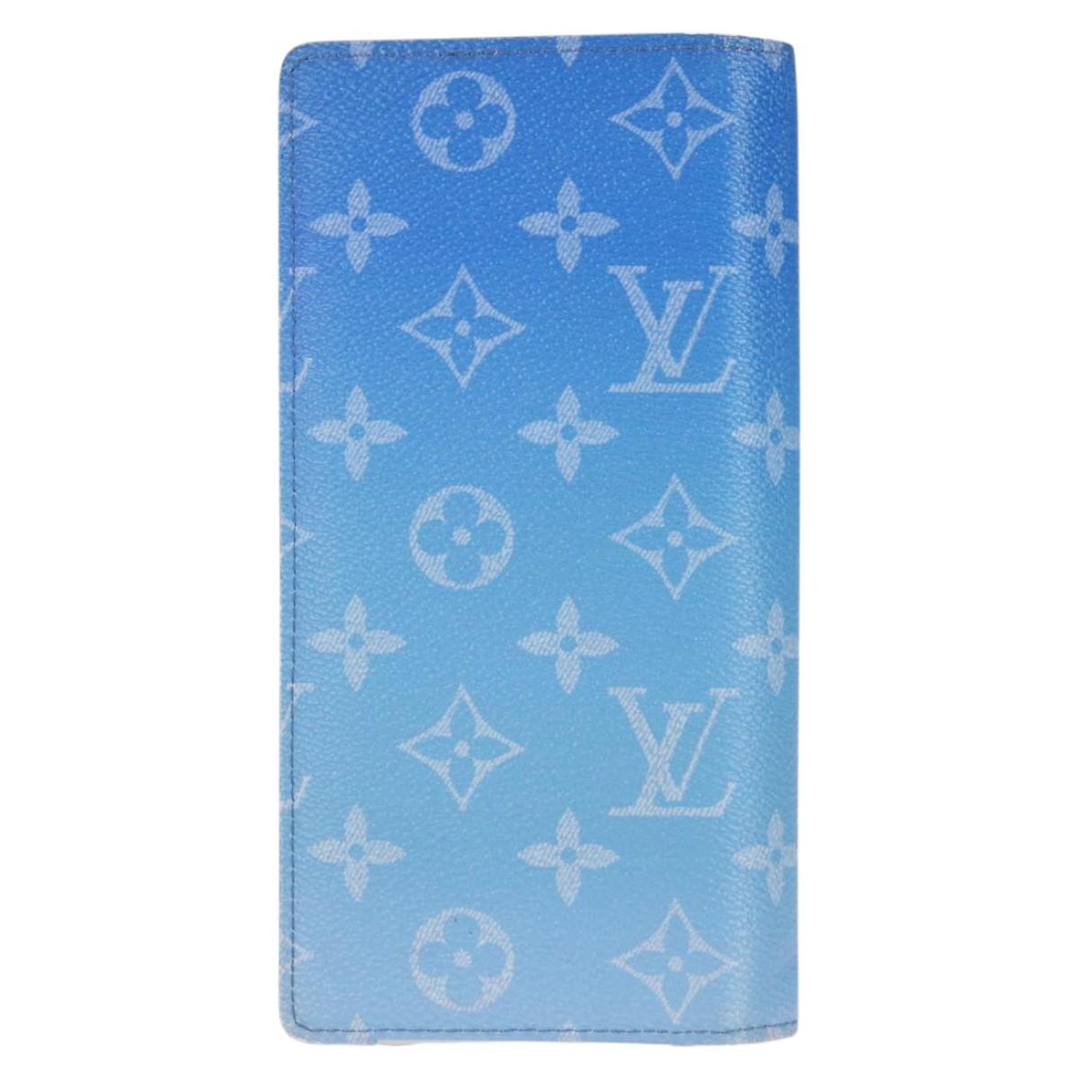 LOUIS VUITTON Monogram Clouds Portefeuille Braza Long Wallet M69680 Auth 125448M