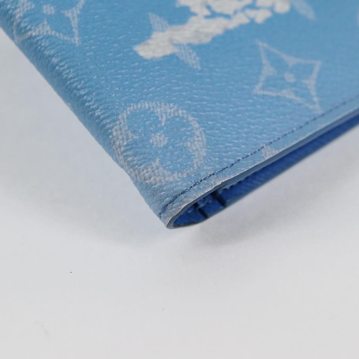LOUIS VUITTON Monogram Clouds Portefeuille Braza Long Wallet M69680 Auth 125448M