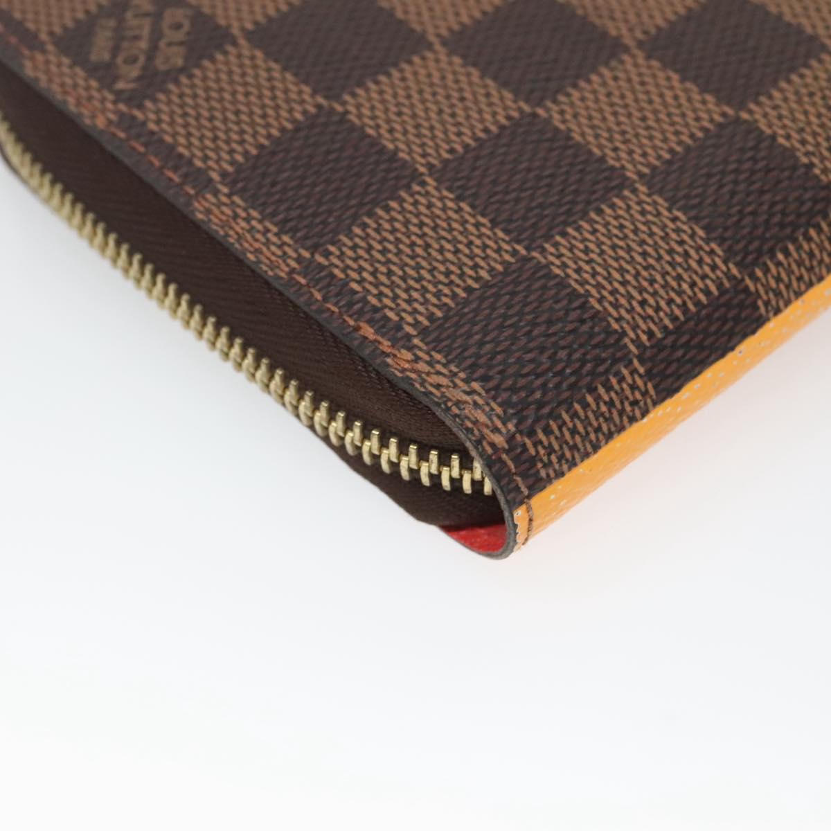 LOUIS VUITTON Damier Evasion Zippy Wallet Long Wallet N61240 LV Auth 125449
