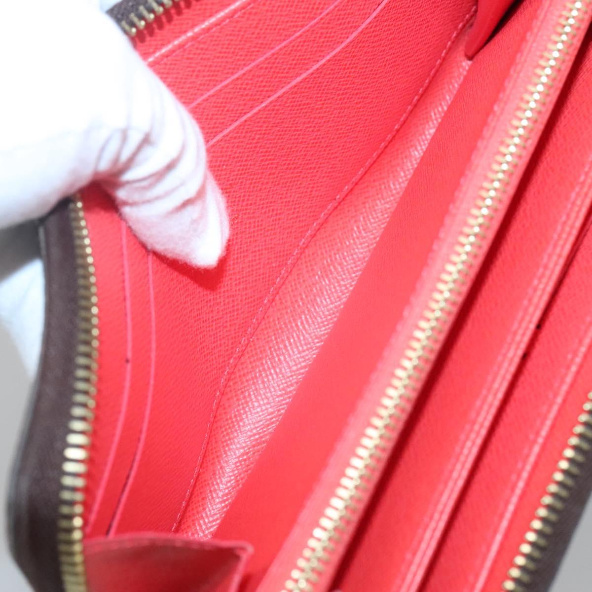 LOUIS VUITTON Damier Evasion Zippy Wallet Long Wallet N61240 LV Auth 125449