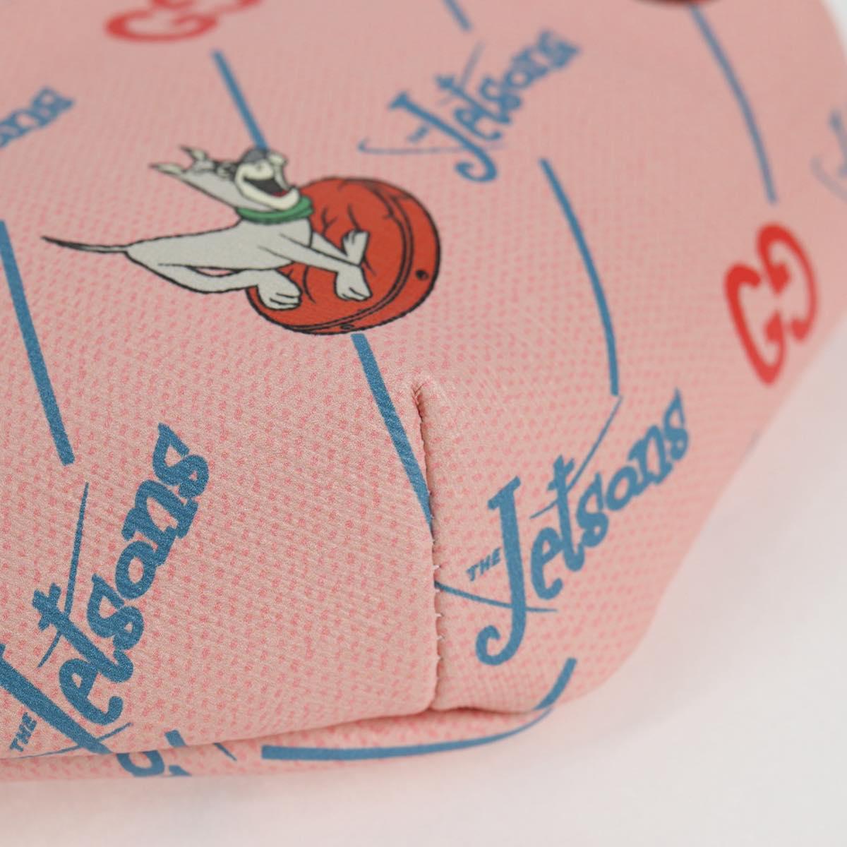 GUCCI THE Jetsons Children's Body Bag PVC Leather Pink 502095 Auth 125477M