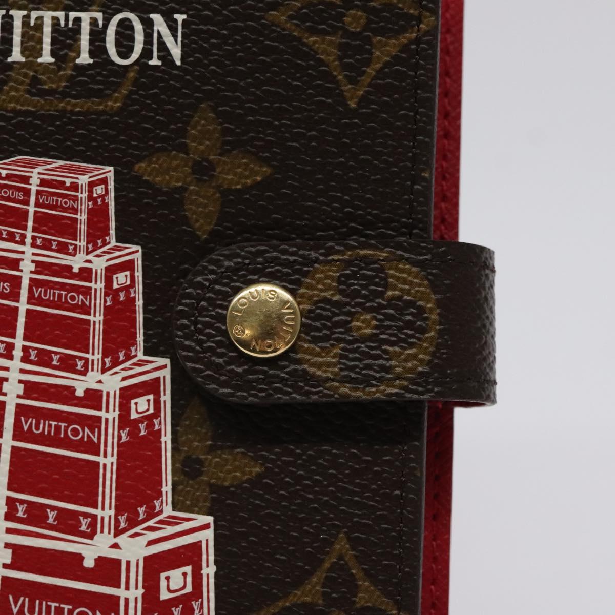 LOUIS VUITTON Monogram Maruenpire Agenda PM Day Planner Cover R20966 Auth 125480