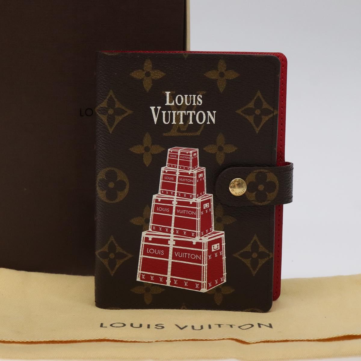 LOUIS VUITTON Monogram Maruenpire Agenda PM Day Planner Cover R20966 Auth 125480
