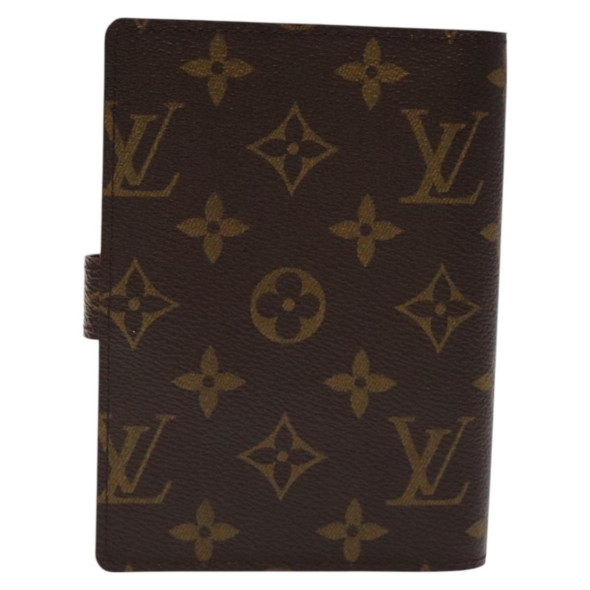 LOUIS VUITTON Monogram Maruenpire Agenda PM Day Planner Cover R20966 Auth 125480