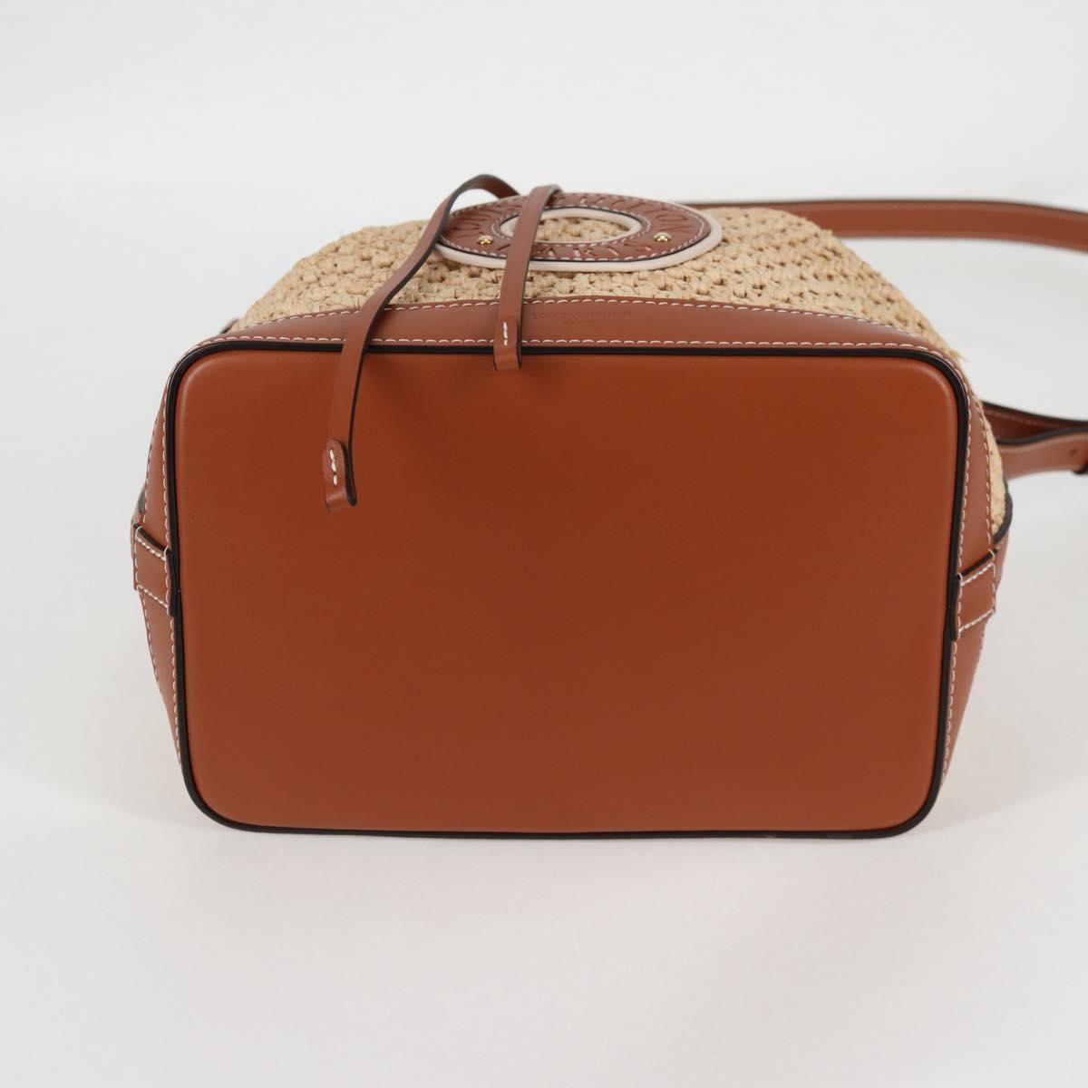 LOUIS VUITTON Noe BB Shoulder Bag Raffia Beige M24722 LV Auth 125491SM