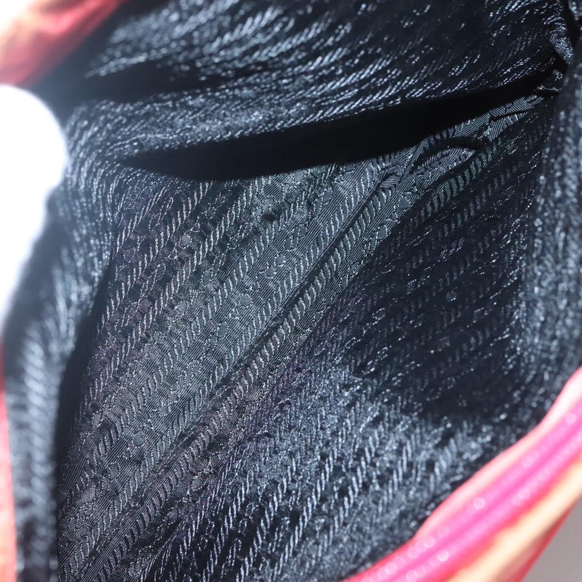 PRADA Tote Bag Nylon Red Auth 125554