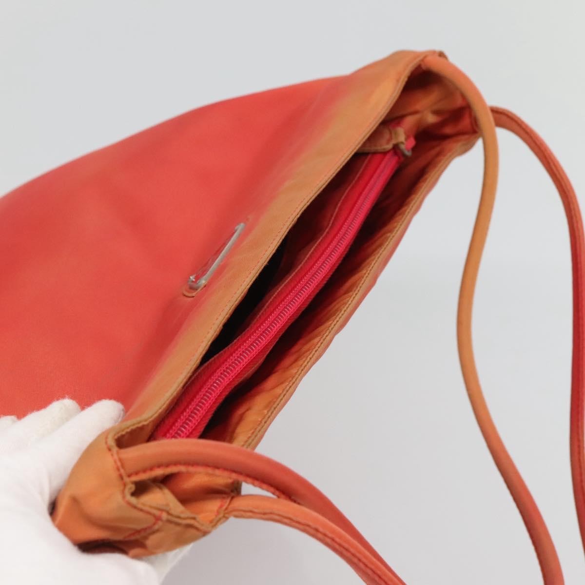 PRADA Tote Bag Nylon Red Auth 125554