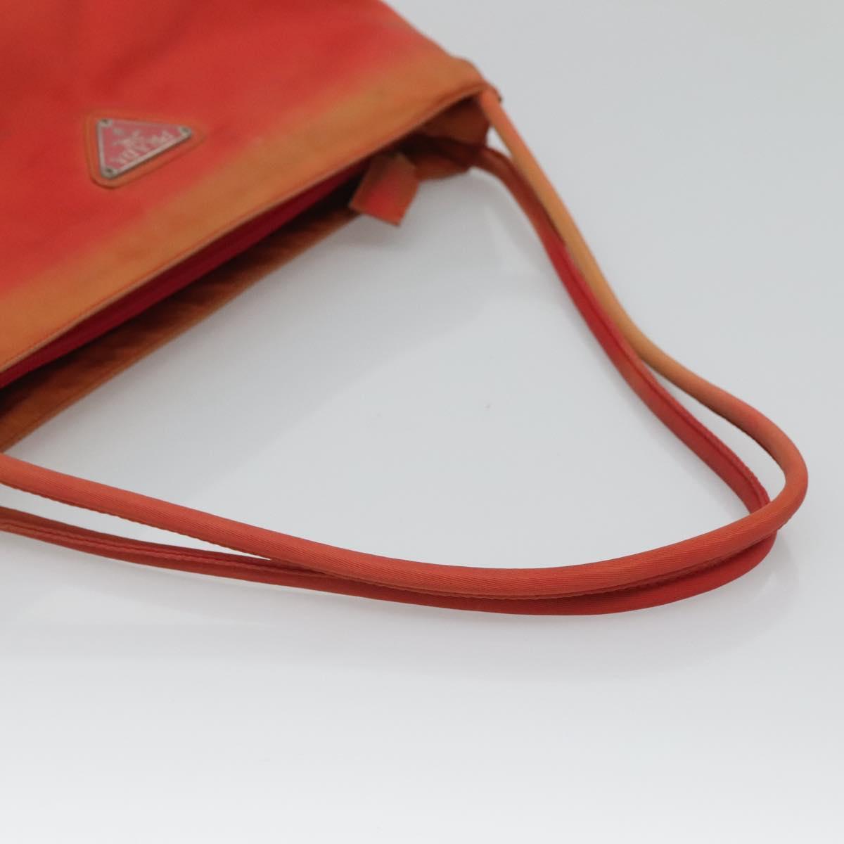 PRADA Tote Bag Nylon Red Auth 125554