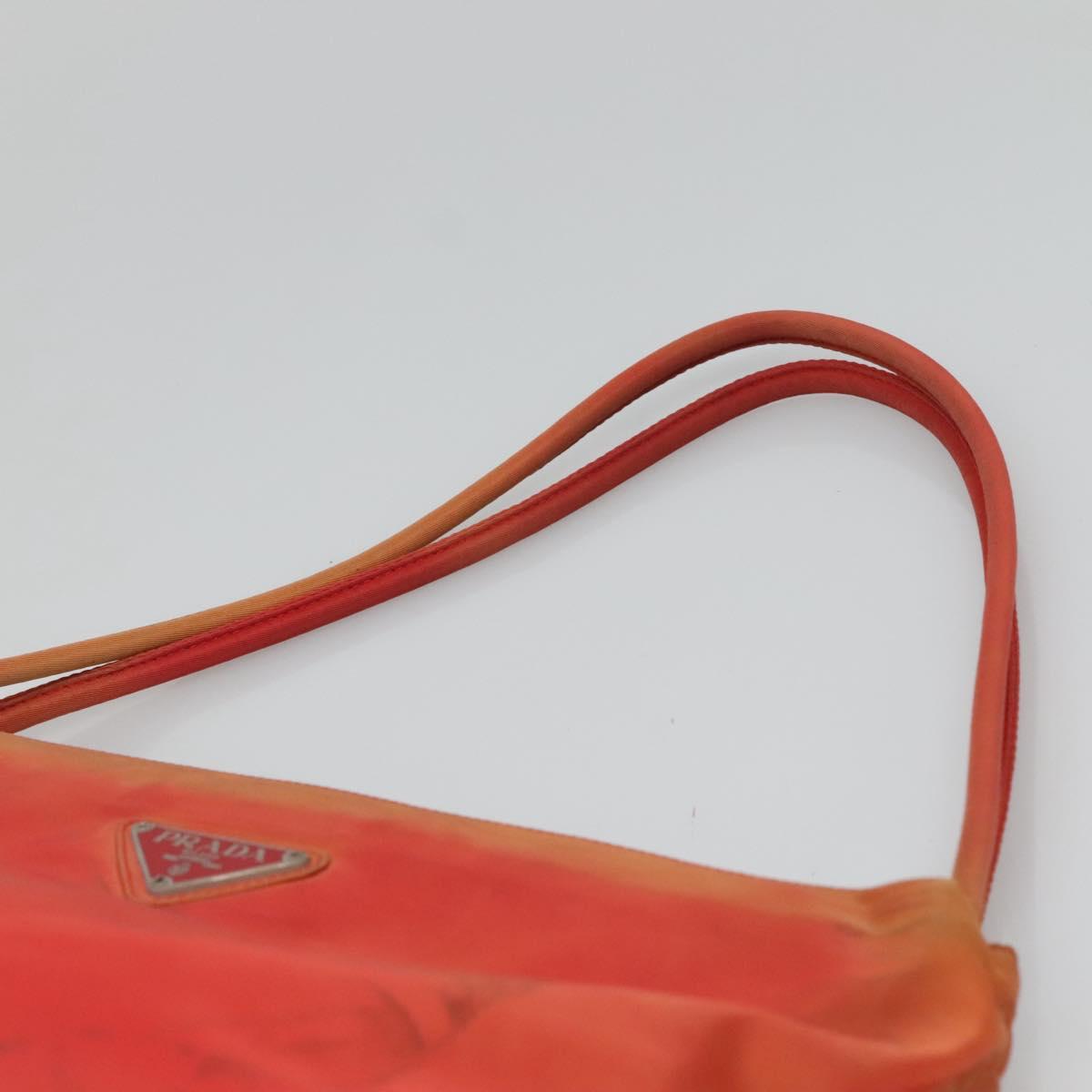 PRADA Tote Bag Nylon Red Auth 125554