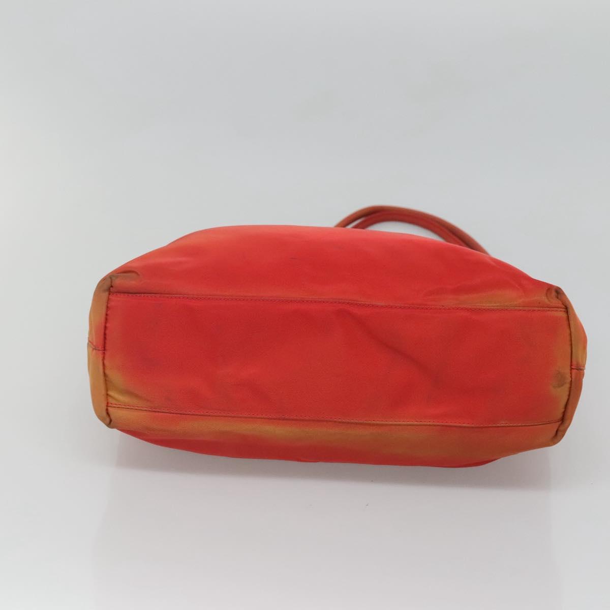 PRADA Tote Bag Nylon Red Auth 125554