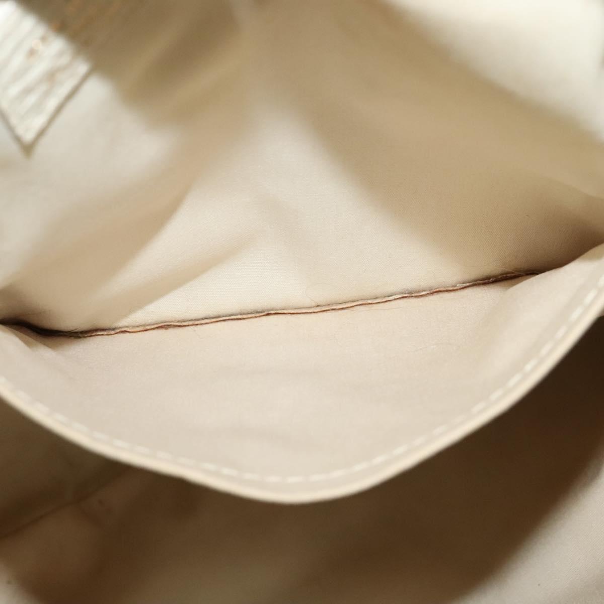 LOUIS VUITTON Monogram Mini Lin Croisette Marina PM Bag Beige M95494 Auth 125591