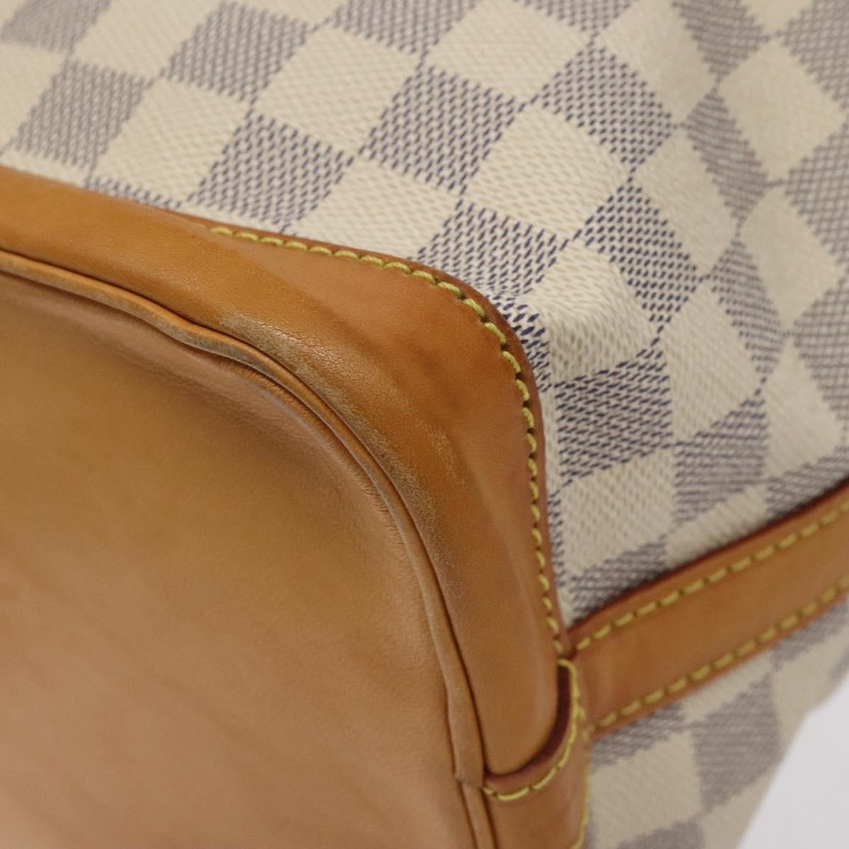 LOUIS VUITTON Damier Azur Noe BB Shoulder Bag N41220 LV Auth 125596