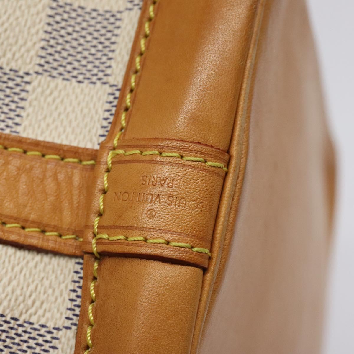 LOUIS VUITTON Damier Azur Noe BB Shoulder Bag N41220 LV Auth 125596