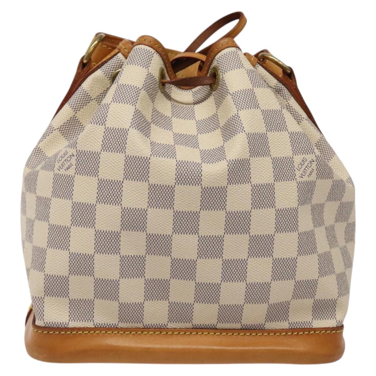 LOUIS VUITTON Damier Azur Noe BB Shoulder Bag N41220 LV Auth 125596