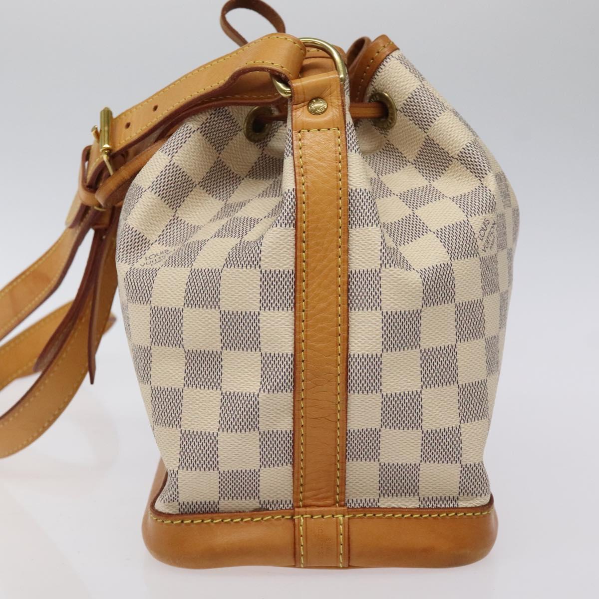 LOUIS VUITTON Damier Azur Noe BB Shoulder Bag N41220 LV Auth 125596