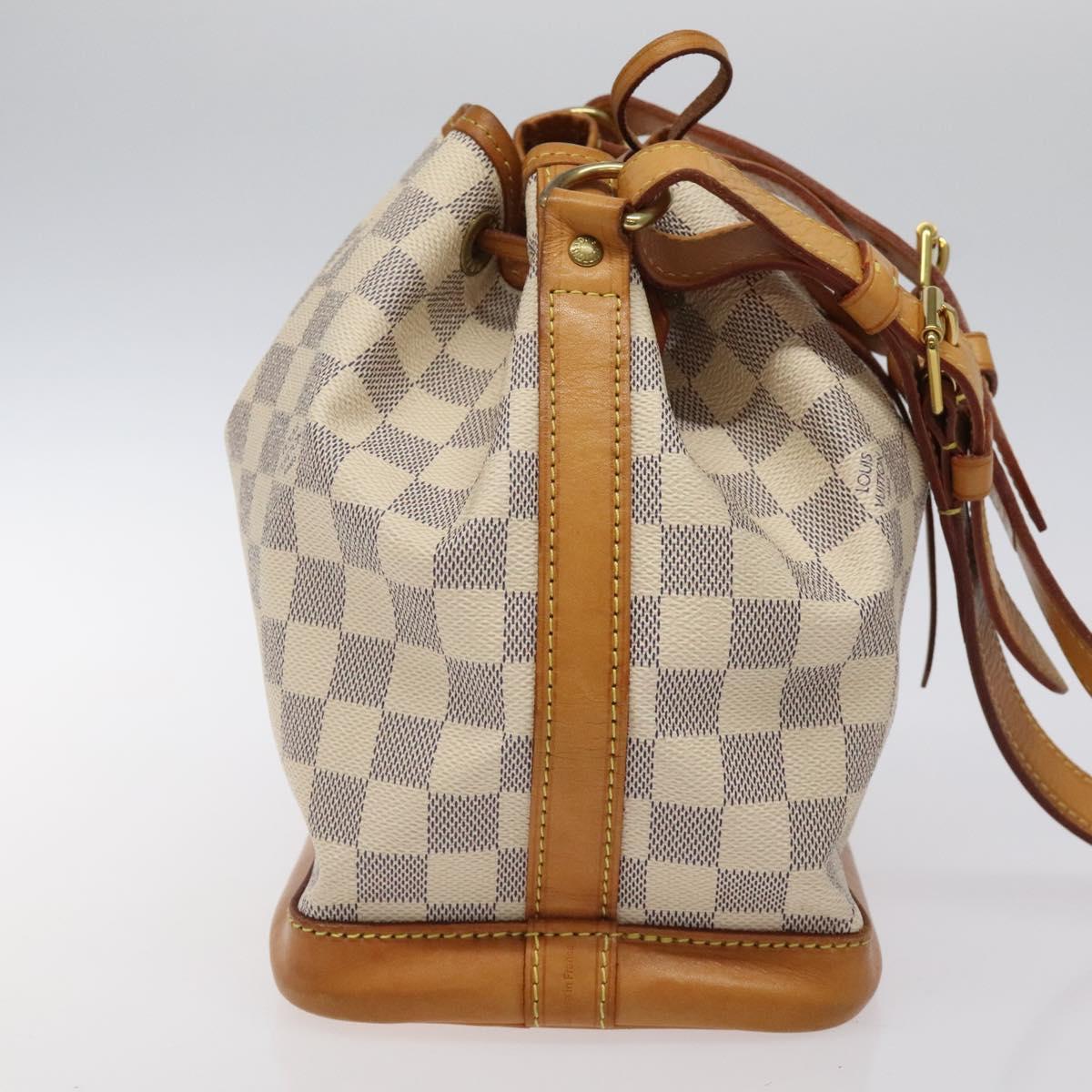 LOUIS VUITTON Damier Azur Noe BB Shoulder Bag N41220 LV Auth 125596