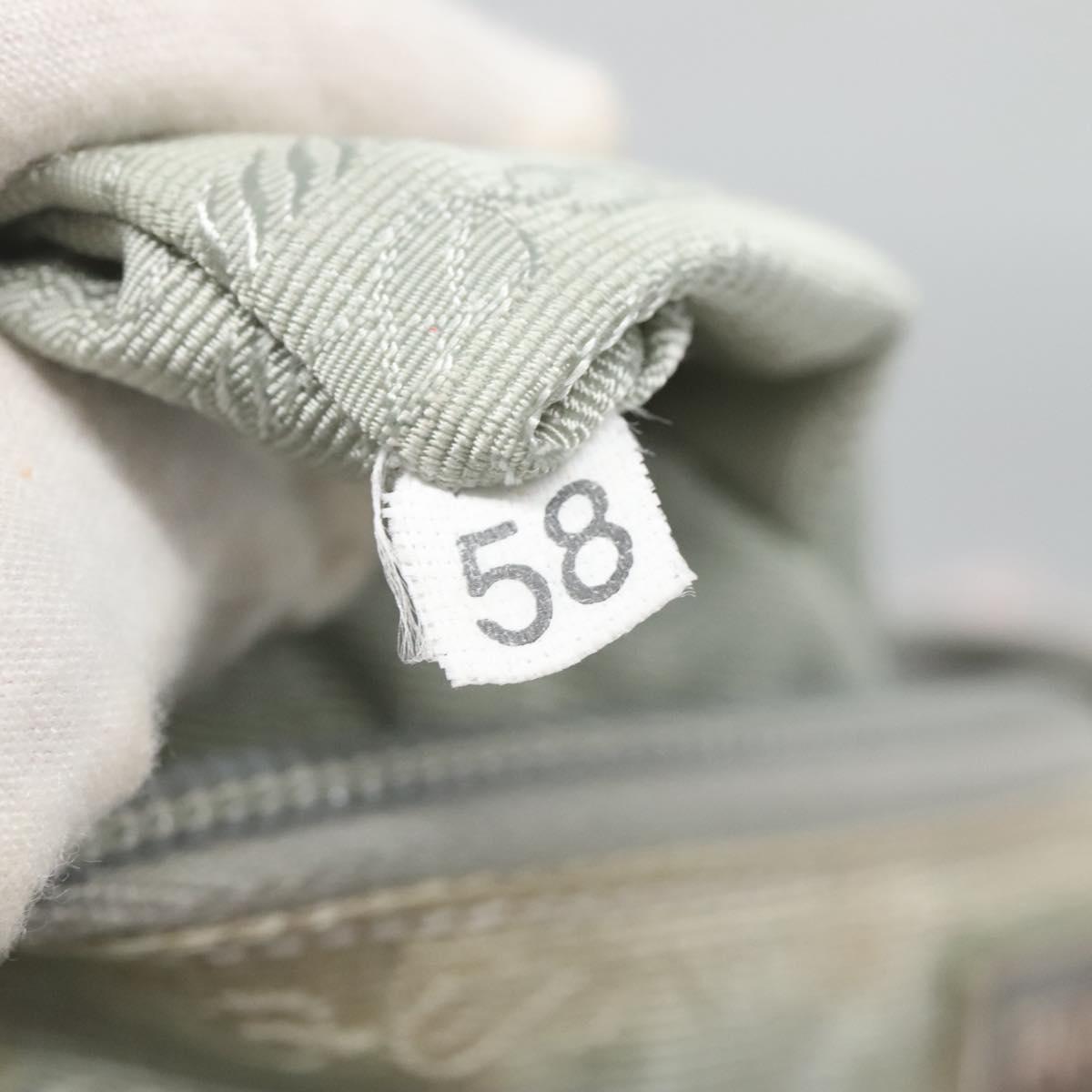 PRADA Shoulder Bag Nylon Pink Silver Auth 125599