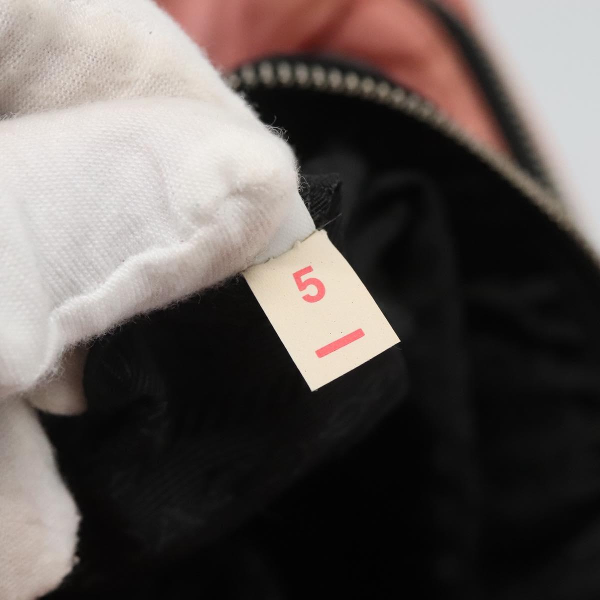 PRADA Chain Shoulder Bag Nylon Pink Silver Auth 125615