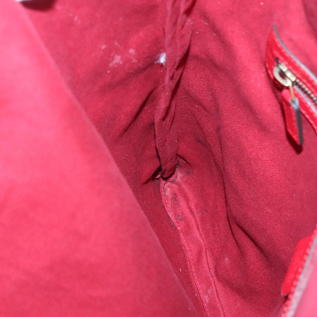 GUCCI Web Sherry Line Backpack Canvas Red Blue 473872 Auth 125637