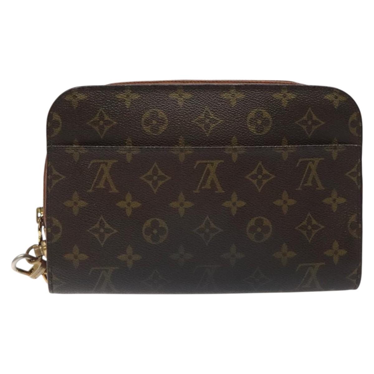 LOUIS VUITTON Monogram Orsay Clutch Bag M51790 LV Auth 125641
