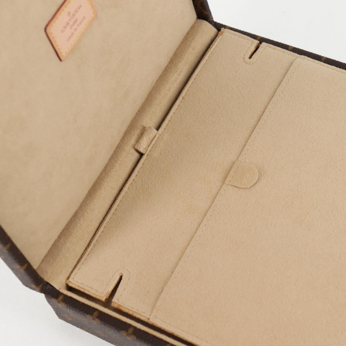 LOUIS VUITTON Monogram Jewelry case Jewelry Box LV Auth 125659AV