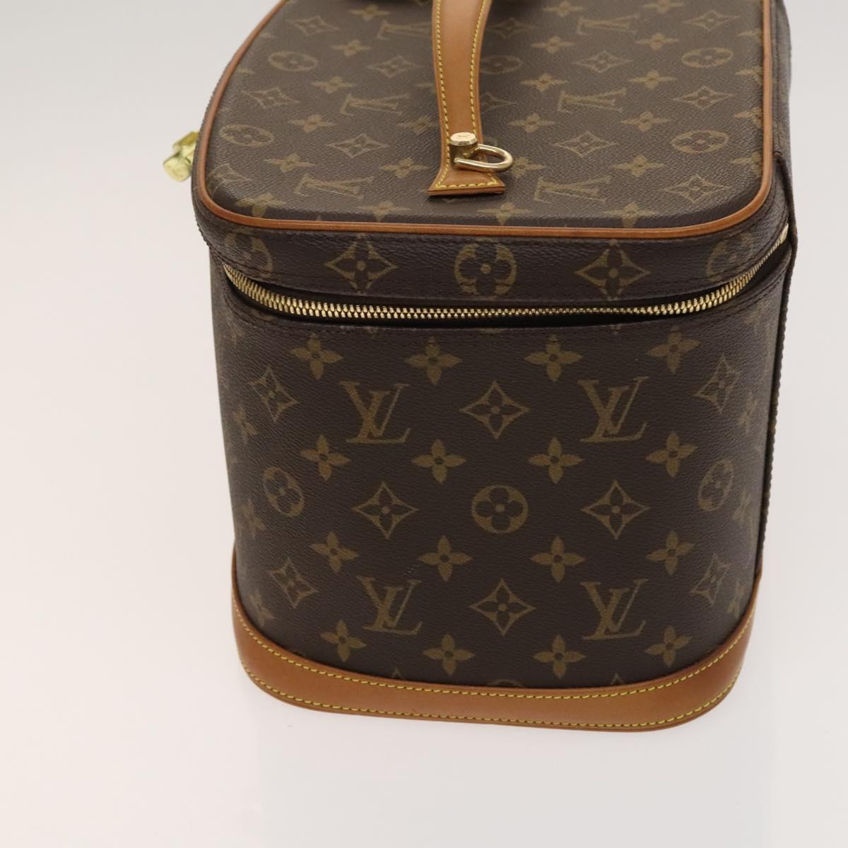 LOUIS VUITTON Monogram Nice Hand Bag 2way M47280 LV Auth 125664
