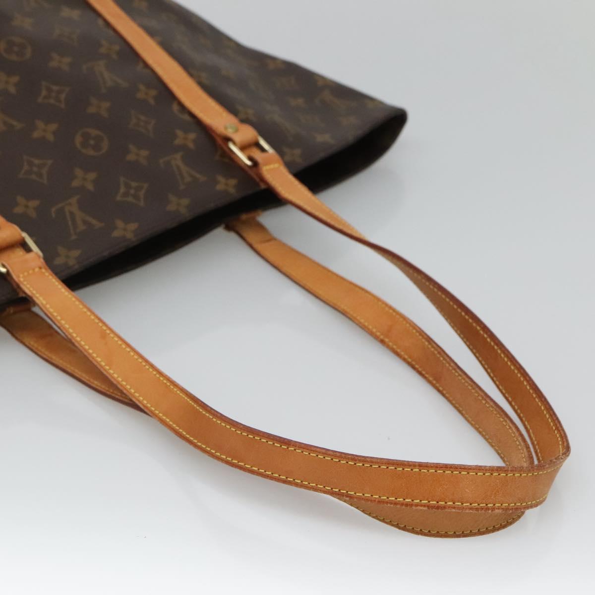 LOUIS VUITTON Monogram Sac Shopping Tote Bag M51108 LV Auth 125676
