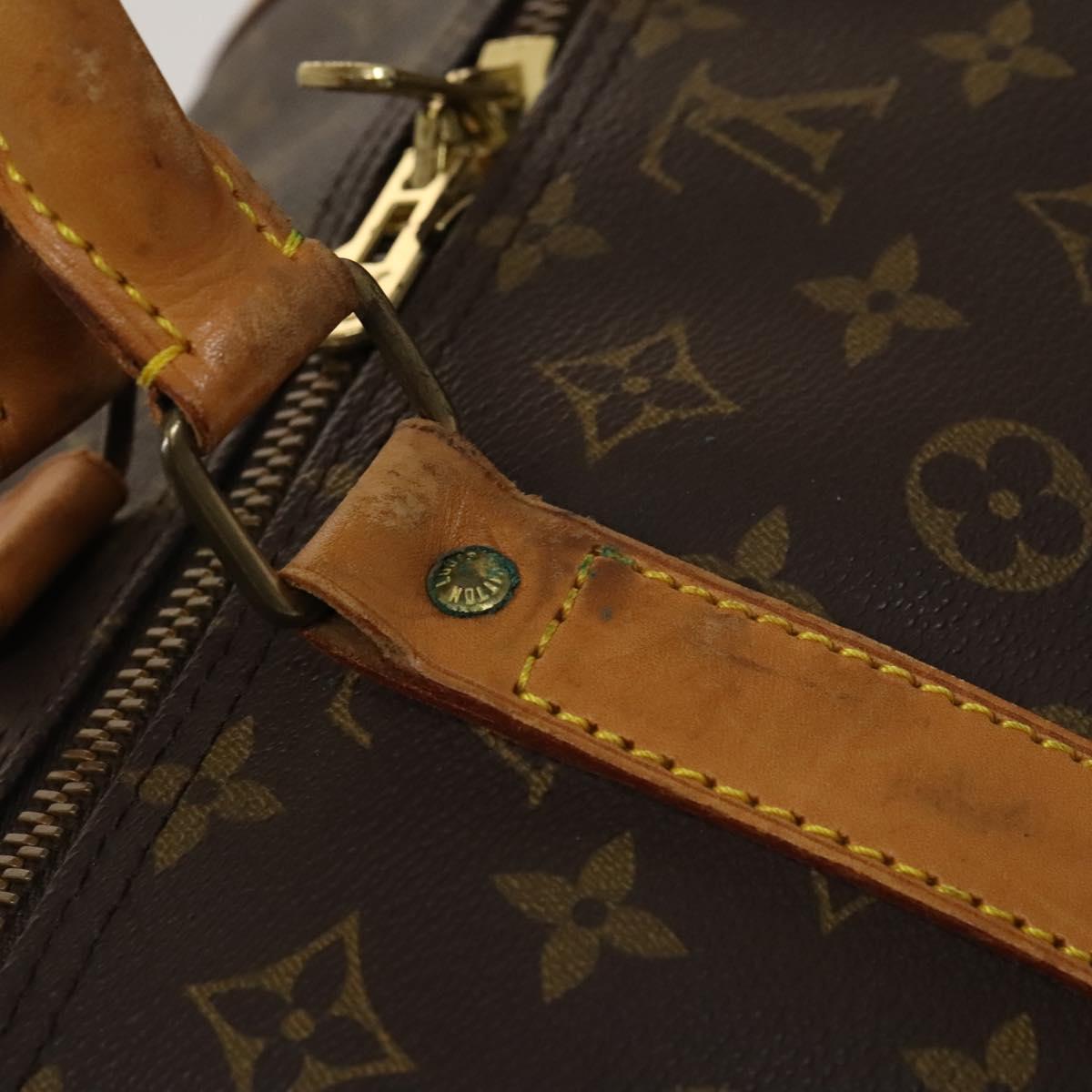 LOUIS VUITTON Monogram Keepall 60 Boston Bag M41422 LV Auth 125679