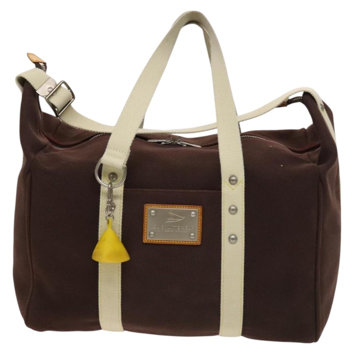 LOUIS VUITTON Antigua LV Cup Suc Weekend Boston Bag Brown M80665 LV Auth 125680