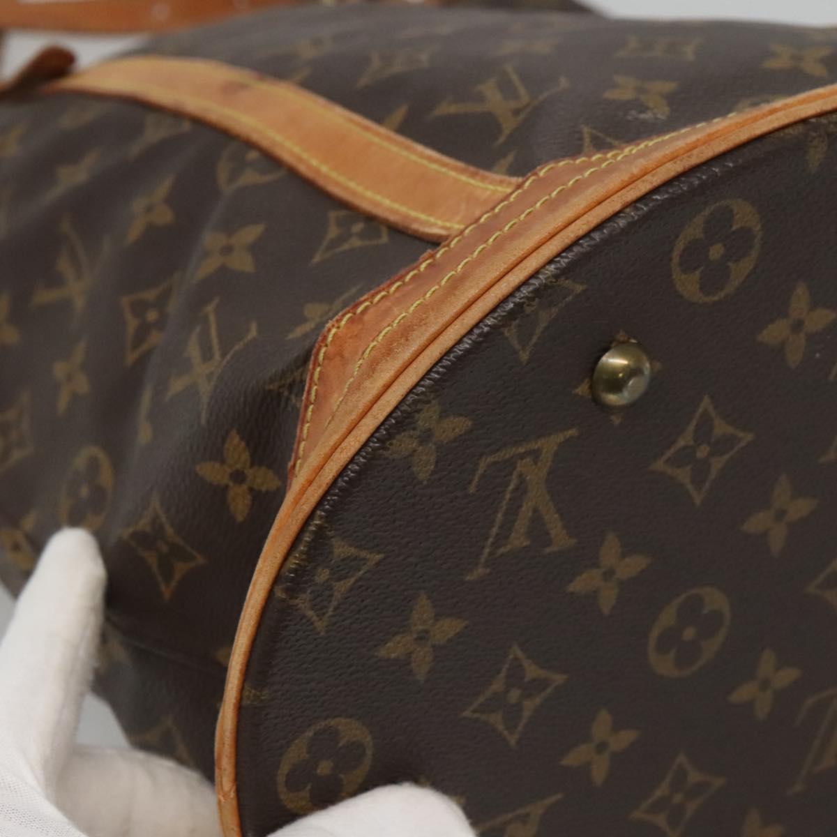LOUIS VUITTON Monogram Bucket GM Shoulder Bag M42236 LV Auth 125768
