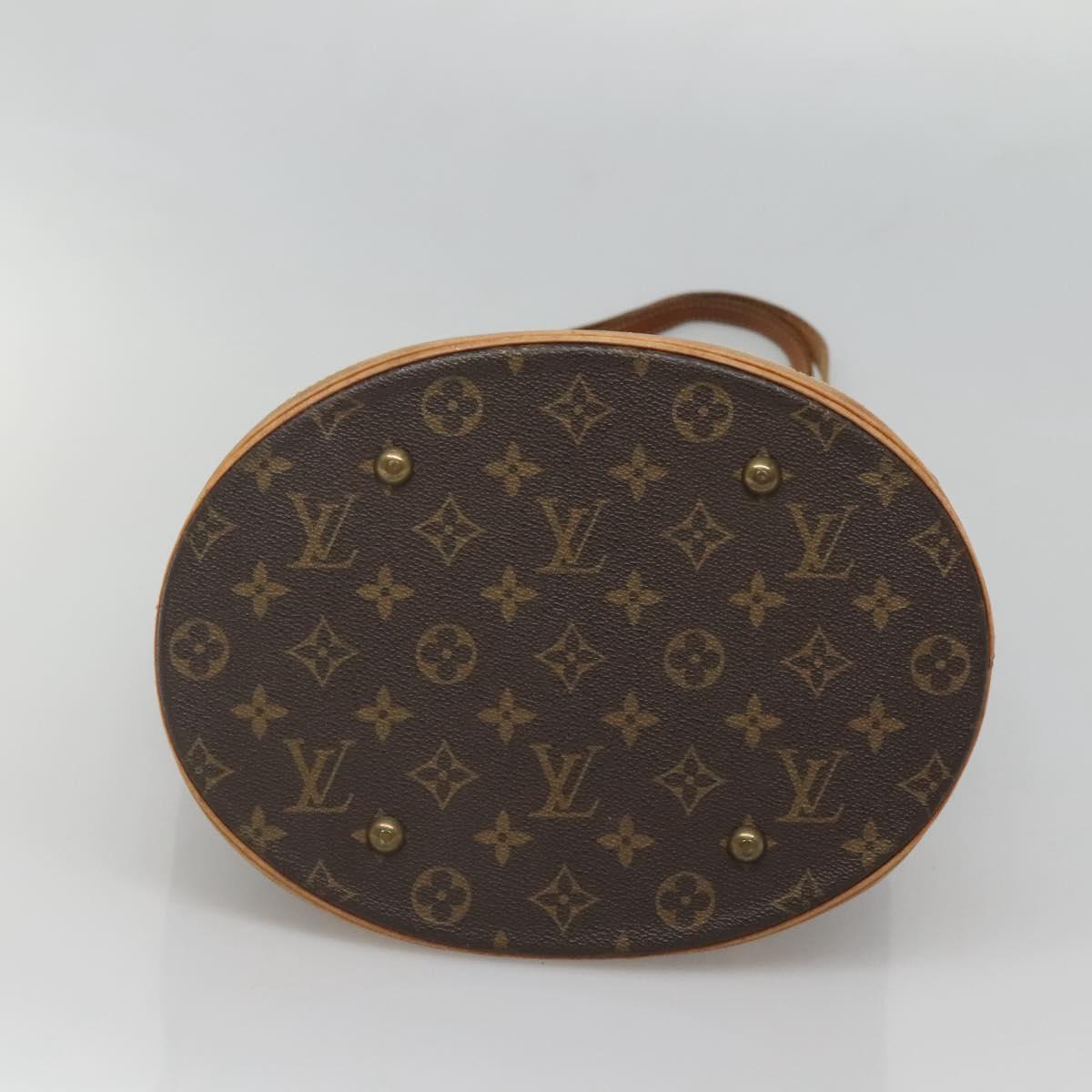 LOUIS VUITTON Monogram Bucket GM Shoulder Bag M42236 LV Auth 125768